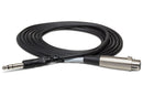 HOSA - Balanced Interconnect, 1/4 in TRS to XLR3M, 15 ft