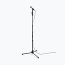 On-Stage MS7540, One-Handed Mic Stand with Tripod Base, Height Adjustment 42.75" - 69.75", 5/8"-27 Threading
