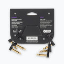 On-Stage OSPRO-FPC-3, Production-Grade Flat Patch Cables (3-Pack), 6" Length, 26 AWG Gauge, Oxygen-free copper, Spiral Shielding Construction
