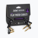 On-Stage OSPRO-FPC-3, Production-Grade Flat Patch Cables (3-Pack), 6" Length, 26 AWG Gauge, Oxygen-free copper, Spiral Shielding Construction