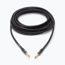 On-Stage OSPRO-ICS-15, Production-Grade Braided Instrument Cable (Straight to Straight) 15 ft, Gold-plated, Straight ¼" Connectors Connectors, 24 AWG Gauge, Oxygen-free copper, Braided Shielding Construction