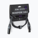 On-Stage OSPRO-MC-3, Production-Grade Microphone Cable (XLR to XLR) 3 ft, Gold-plated, XLR to XLR Connectors, 24 AWG Gauge, Oxygen-free Copper Construction