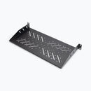 On-Stage RVS1000, 1U Vented Rack Shelf, Height 1.74", 19" Length, 35 lbs. Weight Capacity, Steel Construction, Black
