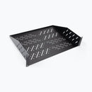 On-Stage RVS2000, 2U Vented Rack Shelf, Height 3.51", 19" Length, 35 lbs. Weight Capacity, Steel Construction, Black