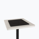 On-Stage SMS7500W, Wood Studio Monitor Stands (White, Pair), Height Adjustment 35.5"- 56.5", 90 lbs. Weight Capacity, Steel and Wood Construction, White