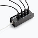 On-Stage OSPRO-SNK4BF, Production-Grade Snake Signal Box Female, Consolidates Four of Your XLR Connections Into One Ethernet Cable, Route Signals in Either Direction