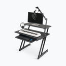 On-Stage WS7500B, Workstation, 175 lbs. Weight Capacity, Wood and Steel Construction, Black