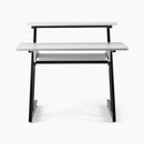 On-Stage WS7500W, Workstation, 175 lbs. Weight Capacity, Wood and Steel Construction, White and Black