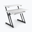 On-Stage WS7500W, Workstation, 175 lbs. Weight Capacity, Wood and Steel Construction, White and Black