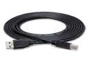 HOSA - High Speed USB Cable, Type A to Type B, 5 ft
