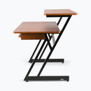 On-Stage WS7500RB, Workstation, 175 lbs. Weight Capacity, Wood and Steel Construction, Rosewood and Black