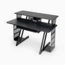 On-Stage WS7700B, Large Workstation, 175 lb Weight Capacity, MDF & Steel; Wood & Steel Construction, Black