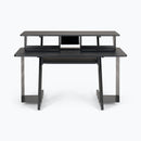 On-Stage WS7700B, Large Workstation, 175 lb Weight Capacity, MDF & Steel; Wood & Steel Construction, Black