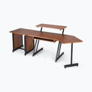 On-Stage WSR7500RB, Rack Cabinet, 175 lb Weight Capacity, Laminated Wood and Steel Construction, Rosewood and Black