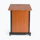 On-Stage WSR7500RB, Rack Cabinet, 175 lb Weight Capacity, Laminated Wood and Steel Construction, Rosewood and Black
