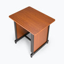 On-Stage WSR7500RB, Rack Cabinet, 175 lb Weight Capacity, Laminated Wood and Steel Construction, Rosewood and Black