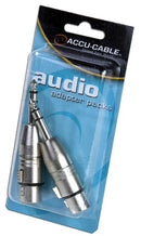 Accu-Cable AXLRC3PMQF, Female XLR to Male 1/4" (2)