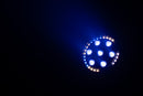 Eliminator LP8R, Compact Par with 7 x 8W RGBA LEDs Plus 32 RGB LED Ring