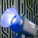 amaran 300c Grey, 300W Full-Color Bowens Mount Point-Source LED Light, 2,500K - 7,500K CCT, CRI 95+