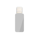 amaran Go (White), Ultra-compact, MagSafe & Qi2 compatible mini phone light for aspiring creators