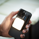 amaran Go (Charcoal), Ultra-compact, MagSafe & Qi2 compatible mini phone light for aspiring creators