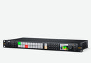 Blackmagic ATEM Monitoring Rack Panel 20, Rack mount 1 RU ATEM switcher control panel with built in monitoring converter