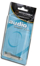 Accu-Cable Acqmrcaf, Male 1/4" to Female RCA (2)