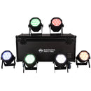 ADJ ElectraPix Par 7 Pak, 6 x Electrapix Par 7 in a Rechargeable Road Case