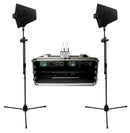 VocoPro BenchMark-Dual-BP - Dual Touring Grade True Diversity wireless system with Antenna Distribution System and Active