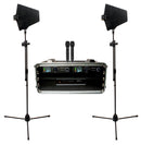 VocoPro BenchMark-Dual-HH - Dual Touring Grade True Diversity wireless system with Antenna Distribution System and Active