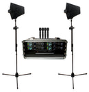 VocoPro BenchMark-Quad-HH - Quad Touring Grade True Diversity wireless system with Antenna Distribution System and Active