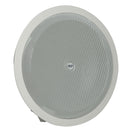 RCF PL8X W, Passive 80W 8" 2-Way Coaxial Ceiling Speaker with Transformer - 70/100V (IP44) (White)