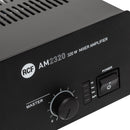 RCF AM2320, 5 Input Digital Mixer/ Amplifier - 4 Ω, 70/100V, 160W