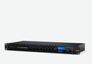Blackmagic Ethernet Switch 820, Extreme performance low latency Ethernet switch, with 8 ultra fast 100G Ethernet connections and 2 high speed 10G Ethernet ports, plus redundant PTP clock ports and control port for NMOS control