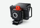 Blackmagic Studio Camera 4K Pro G2, Designed for professional SDI switchers, you get the features of the Studio Camera Plus, as well as 12G-SDI, XLR audio, bright HDR LCD, 5-pin XLR talkback, 10G Ethernet IP link and HD live streaming