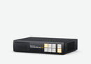 Blackmagic Videohub Mini 6x2 12G, This model is ½ rack width and features 6 x 12G-SDI inputs with loop out, 2 x 12G-SDI outputs and reference for locking clean switch outputs