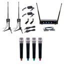 VocoPro BOOST-ACAPELLA-4 - 600ft. long-range digital wireless microphone package