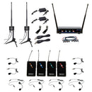VocoPro BOOST-PLAY-4 - 600ft. long-range digital wireless microphone package