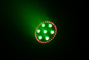 Eliminator LP8R, Compact Par with 7 x 8W RGBA LEDs Plus 32 RGB LED Ring