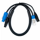 Accu-Cable AC3PPCON3, 3 ft - 3-Pin DMX & PowerCon Link Cables