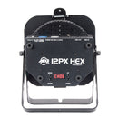 ADJ 12PX HEX, 6 in 1 HEX LEDs, 12 x 12 Watt Rgbaw + UV Now with 3 & 5 Pin DMX PowerCon in and Outs, 30 Degree Beam Angle