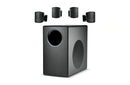 JBL C50PACK-WH, Sub-Sat Speaker System (1 Subwoofer + 4 Satellites), Wht