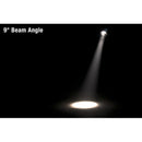 ADJ Par Z100 3K2, LED Par Can with 100 Watt LED 3000K, Manual Various Zoom Settings, 9-30 Degree Beam Angle, High CRI of 90