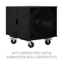 Avante Audio Imperio Caster Board IMC118 Removable Caster Board with 4 Inch Castors for the IMP118 Subwoofer