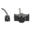 Accu-Cable EC163-3FER10, 10 Ft 16 Gauge Black AC Extension with 3Fer