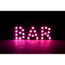 Eliminator Decor Bar Mini, 24 Inch Tall White LED Letters, RGBW, with Remote