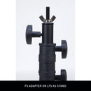 Accu-Stand LTS6 AS, 9 Foot Black Tripod Light Stand with Cross Bar