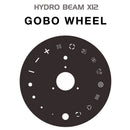 ADJ Hydro Beam X12, 260 Watt Phillips Platinum 12R Lamp, 6000 Hour, Discharge Lamp. Razor Sharp 2 Degree Beam, IP65 Outdoor Rating, 24 Facet Circular and 6 Facet Linear Prism, Motorized Focus, Frost Filter, 5 Pin DMX IP65