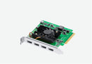 Blackmagic DeckLink Quad HDMI Recorder, PCIe capture card with 4 HDMI inputs for capturing up to 4 different SD, HD, Ultra HD and 4K formats at the same time!