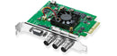 Blackmagic DeckLink Studio 4K, Capture and playback 6G-SDI, HDMI 4K and analog in SD, HD and Ultra HD